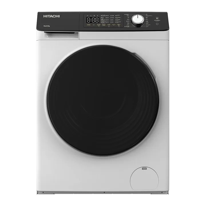 Hitachi เครื่องซักผ้าฝาหน้า 8 กก. BD-802HVOW ภาพสินค้าจากร้าน Hitachi Home Appliances TH