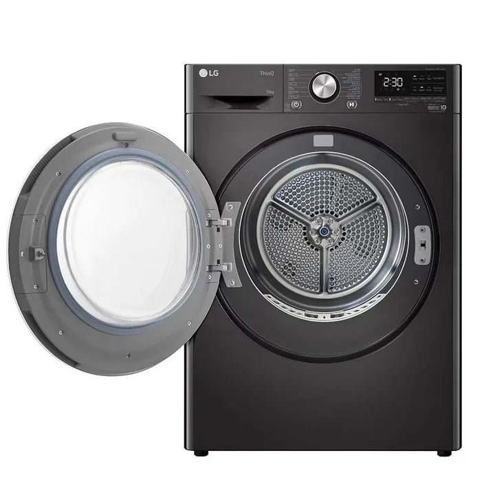 LG เครื่องอบผ้า DUAL Inverter Heat Pump 10 กก. RV10VHP2B (สีดำ) ภาพสินค้าจากร้าน LG